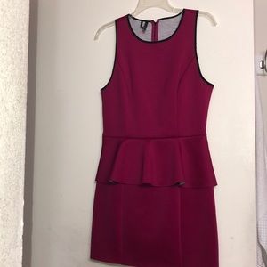 NWOT Guess Wine Color Dress